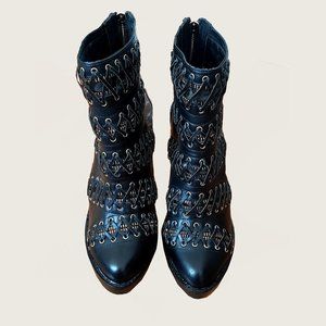 Jeffrey Campbell Leather Stiletto Boots